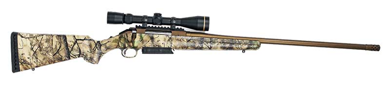 Ruger American with Go Wild Camo