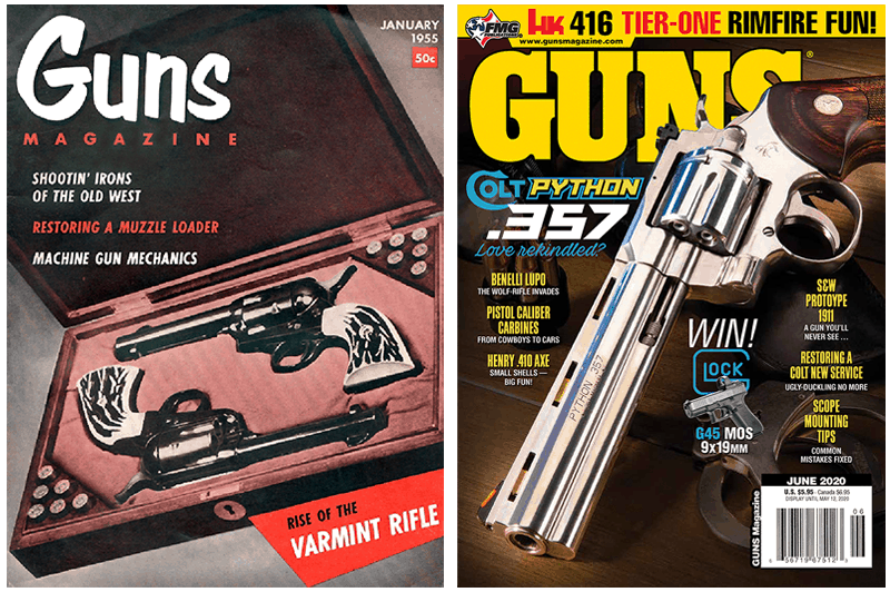 GUNS Magazine Classic Covers Revolvers GUNS Magazine