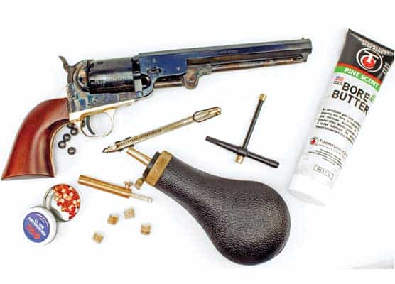 how to load a black powder revolver