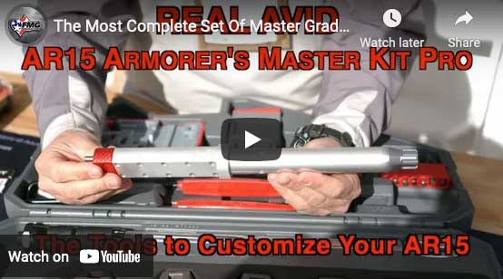 The Most Complete Set Of Master Grade AR15 Tools Ever Assembled; Real Avid's AR15 Armorer's Master Kit Pro has all the tools needed to build, repair or customize your AR15.