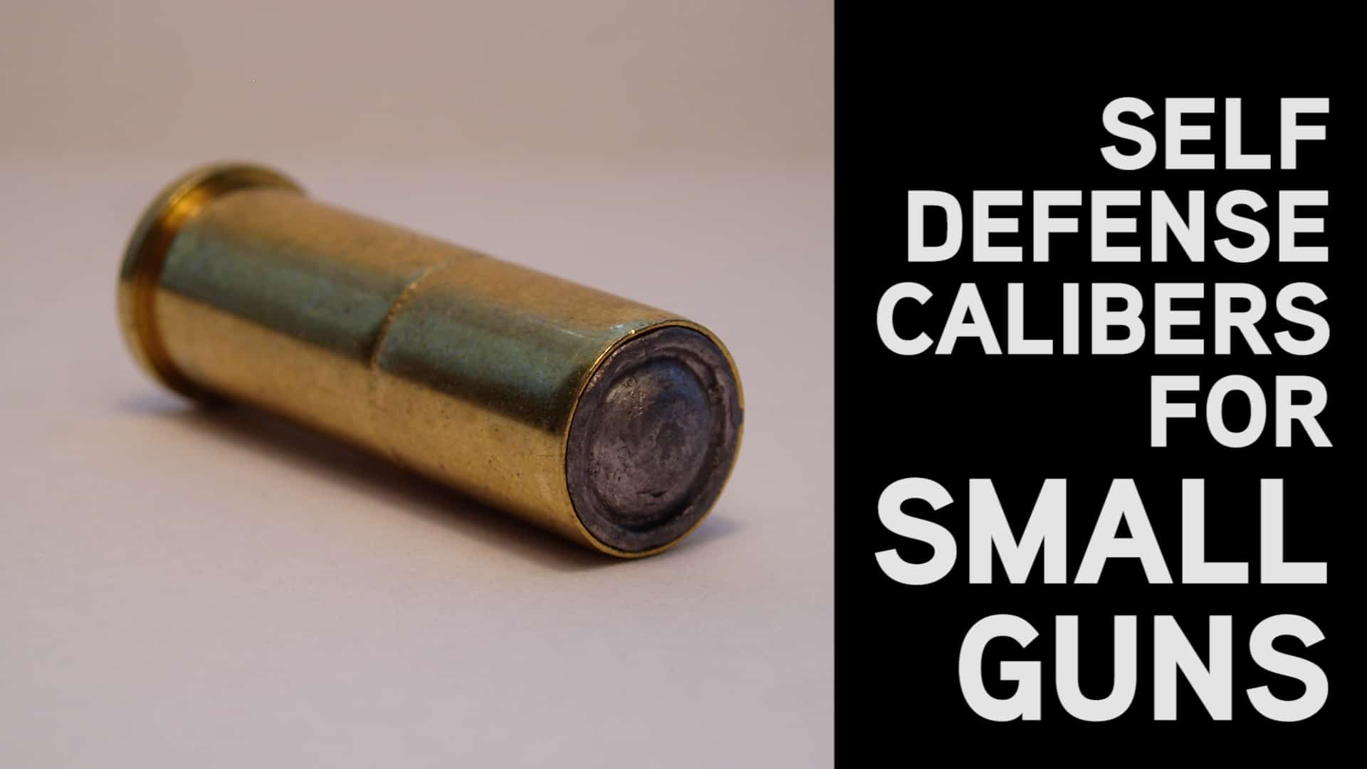 image of ammunition with text that reads self defense calibers for small guns; gun cranks live episode wadcutters for self defense?