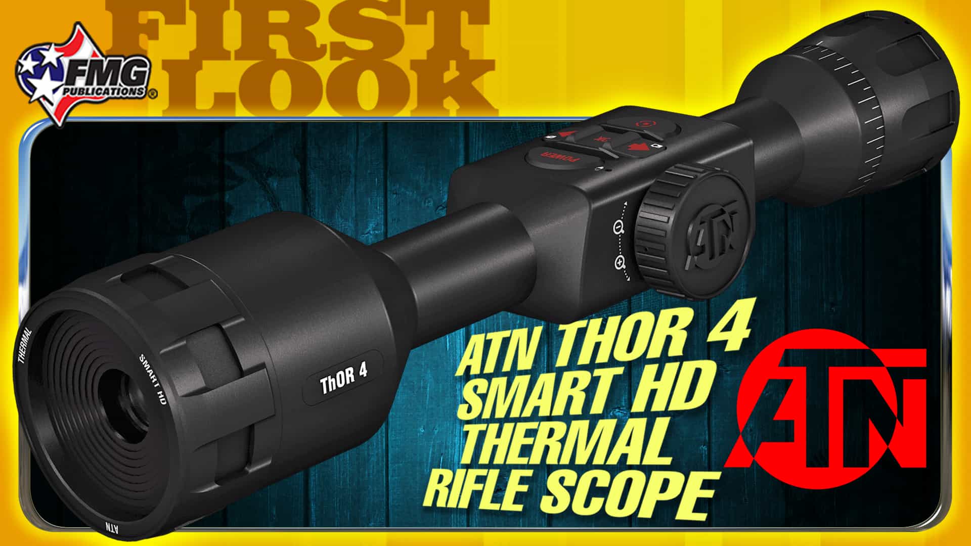 ATN ThOR 4 Smart HD Thermal Rifle Scope